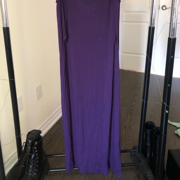 Purple Maxi Dress - Picture 2 of 3